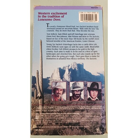 The Sacketts (VHS, 1991, 2-Tape Set) - Picture 3 of 4